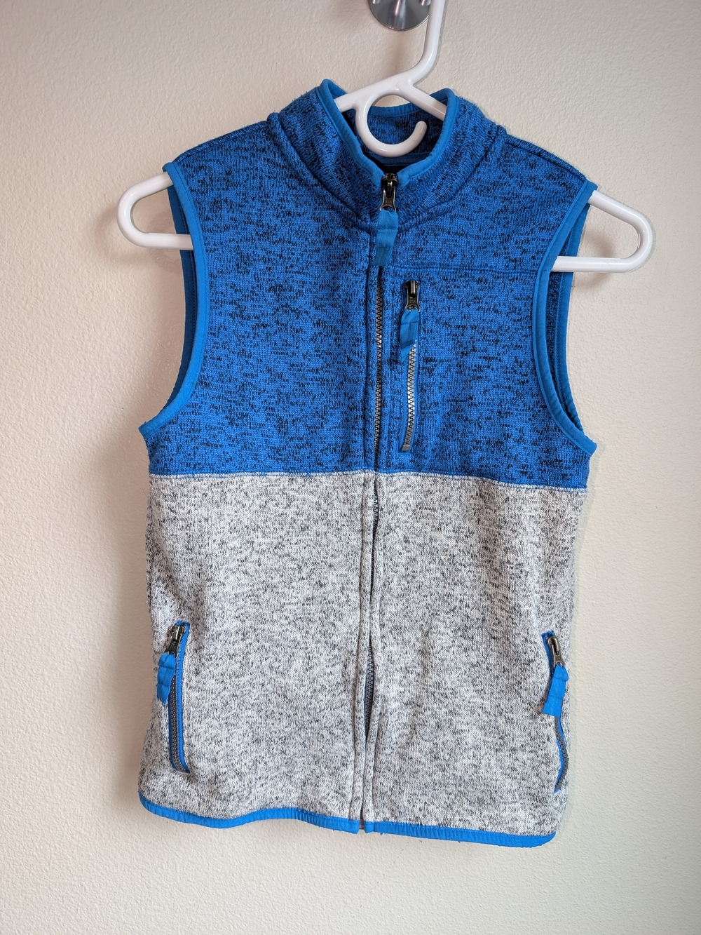 Cat & Jack Blue and Gray Vest Size M